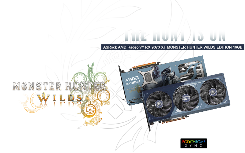 AMD Radeon™ RX 9070 XT Monster Hunter Wilds Edition 16GB picture